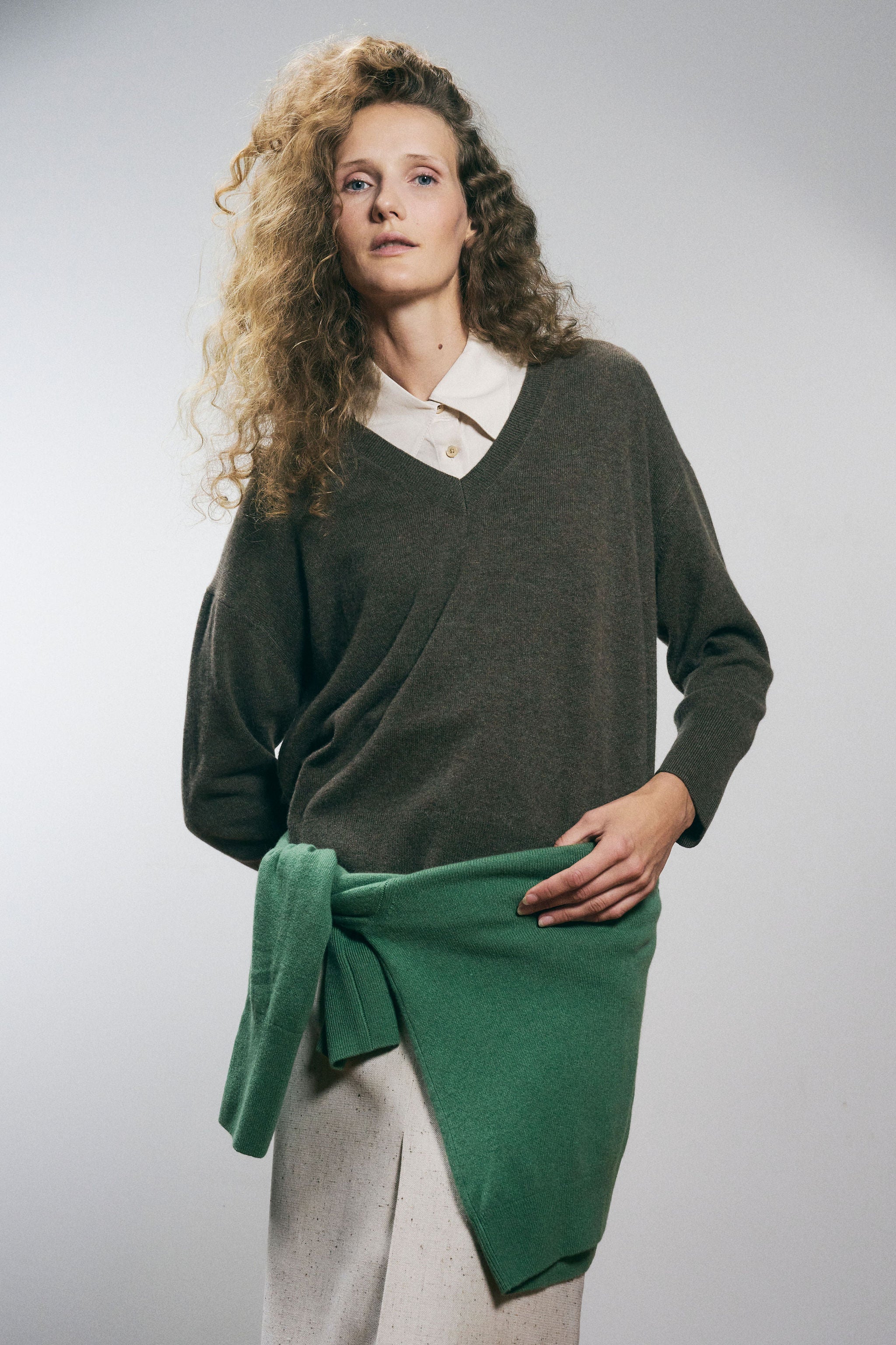 Salvia V-neck sweater