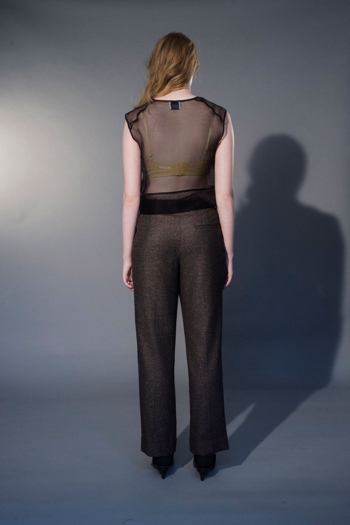 Stathe Capulin Top in Black — back view