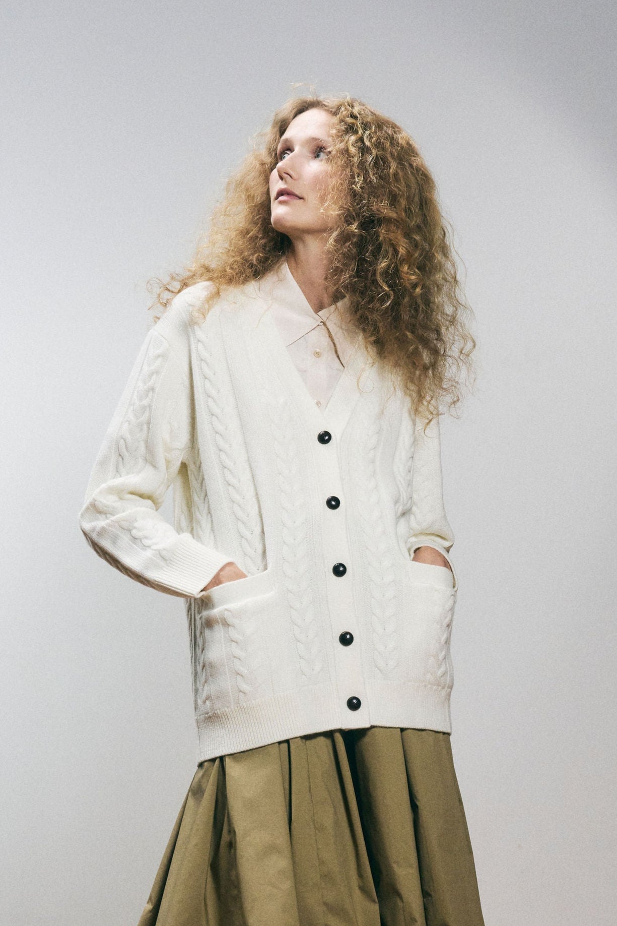 Sanmiguelito Cardigan | Merino Wool Cable Knit – Stathe